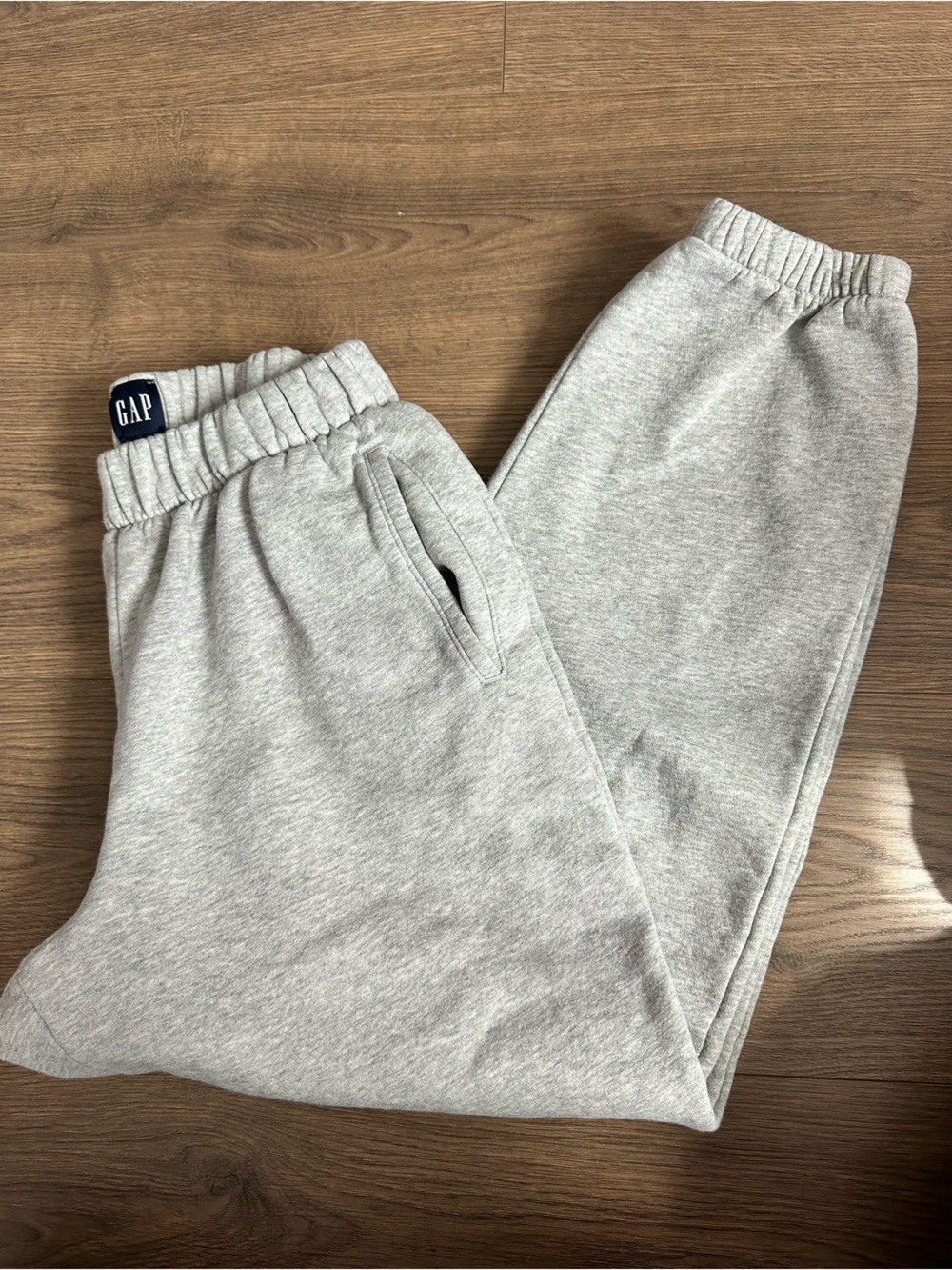 GAP Light Heather Gray Jogger Pants